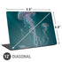 Vincent Hie Blue Jellyfish Universal Laptop 12in (9.8 x 6.8in) Skin